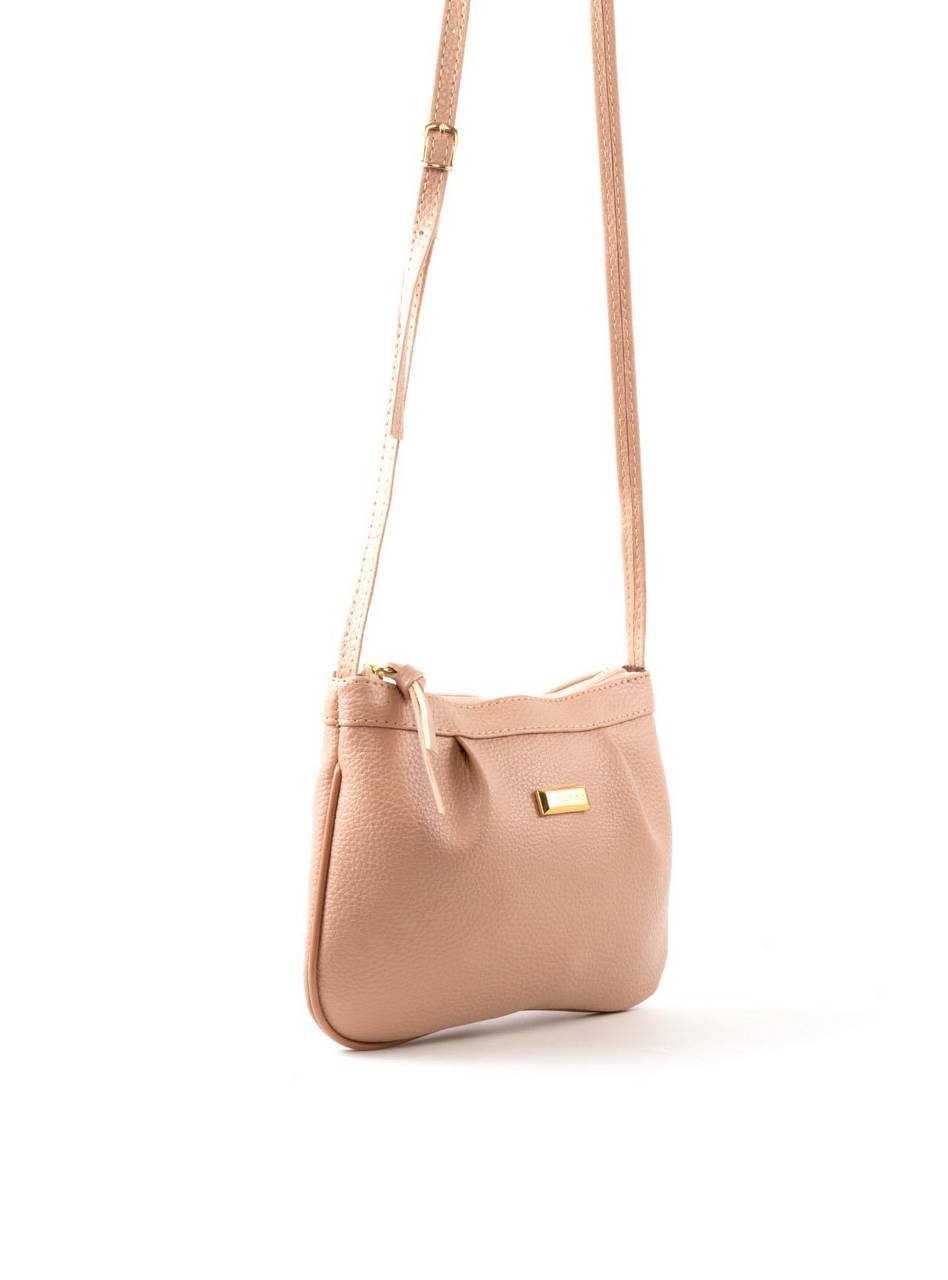 Bolsa Clutch Pequena Transversal Nude BSI-5749 - NU