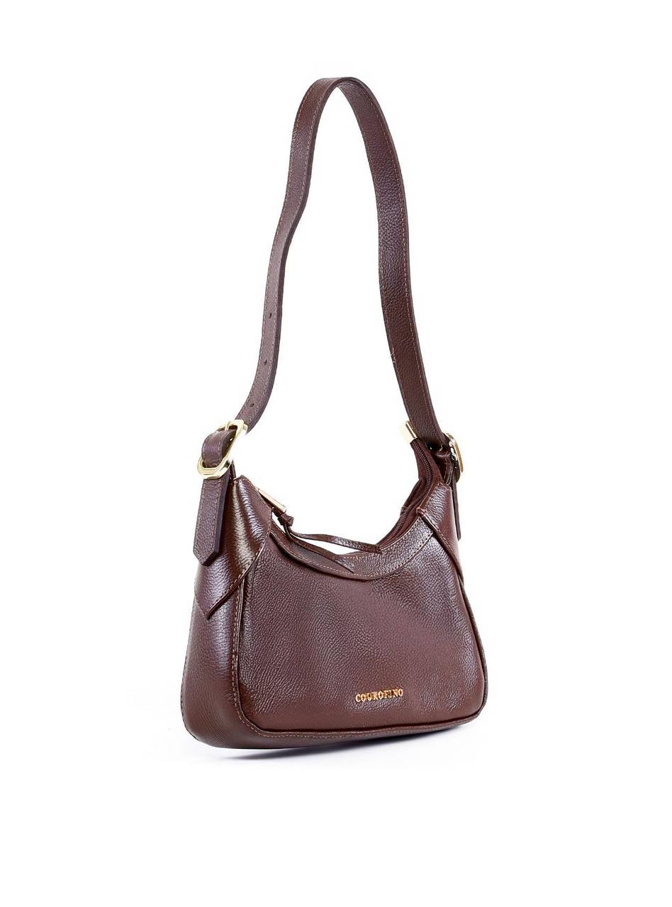 Bolsa Baguete com Fivelas Laterais - Cacau BSI-6353 - CA