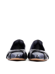 Sapatilha de Bico Fino com Tira Pespontada - Preta SDI-11899 - PR