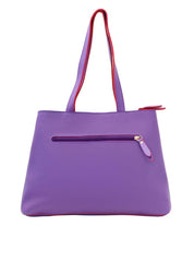 Bolsa Shopper Média Tiracolo Lisa Roxa BSI-5099 - RO