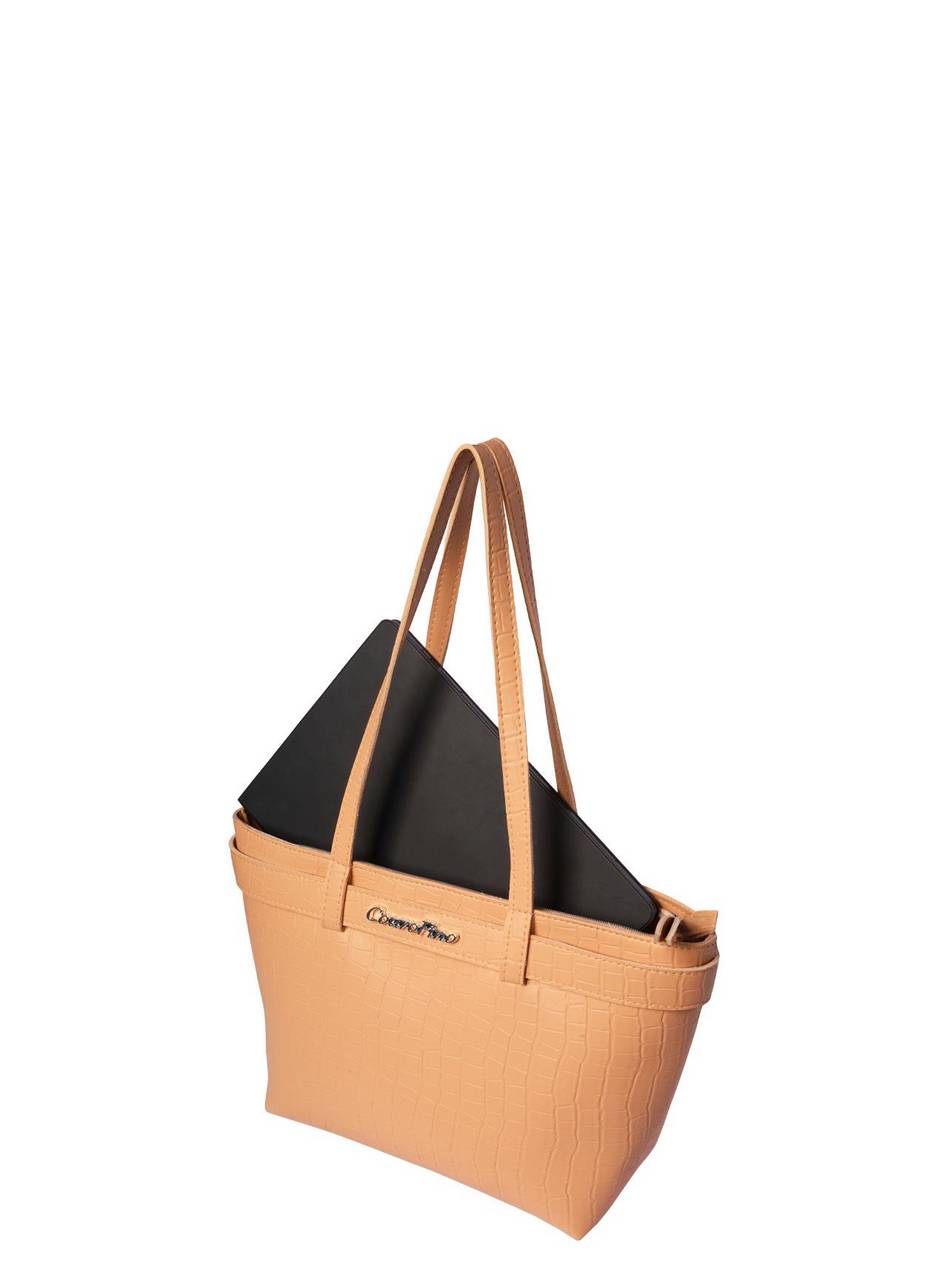 Bolsa Feminina Tote Tiracolo Nude BSI-5806 - NU