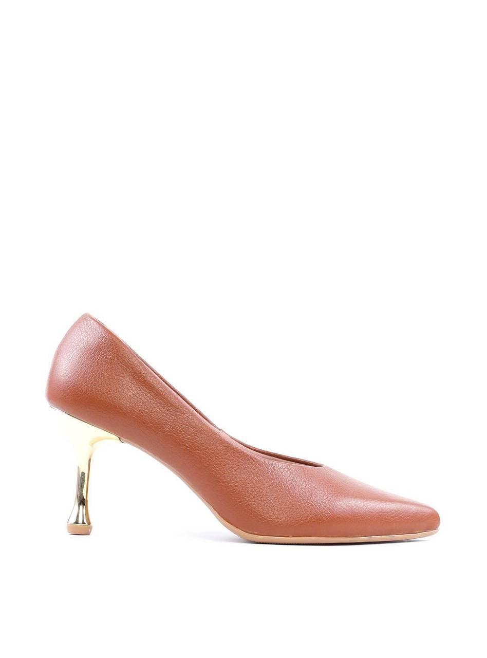 Scarpin Salto Cromado e Bico Fino - Castor SDI-11690 - CS