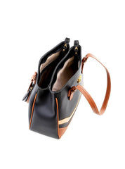 Bolsa Tote Tiracolo Alça Regulável - Preta BSI-5746 - PR