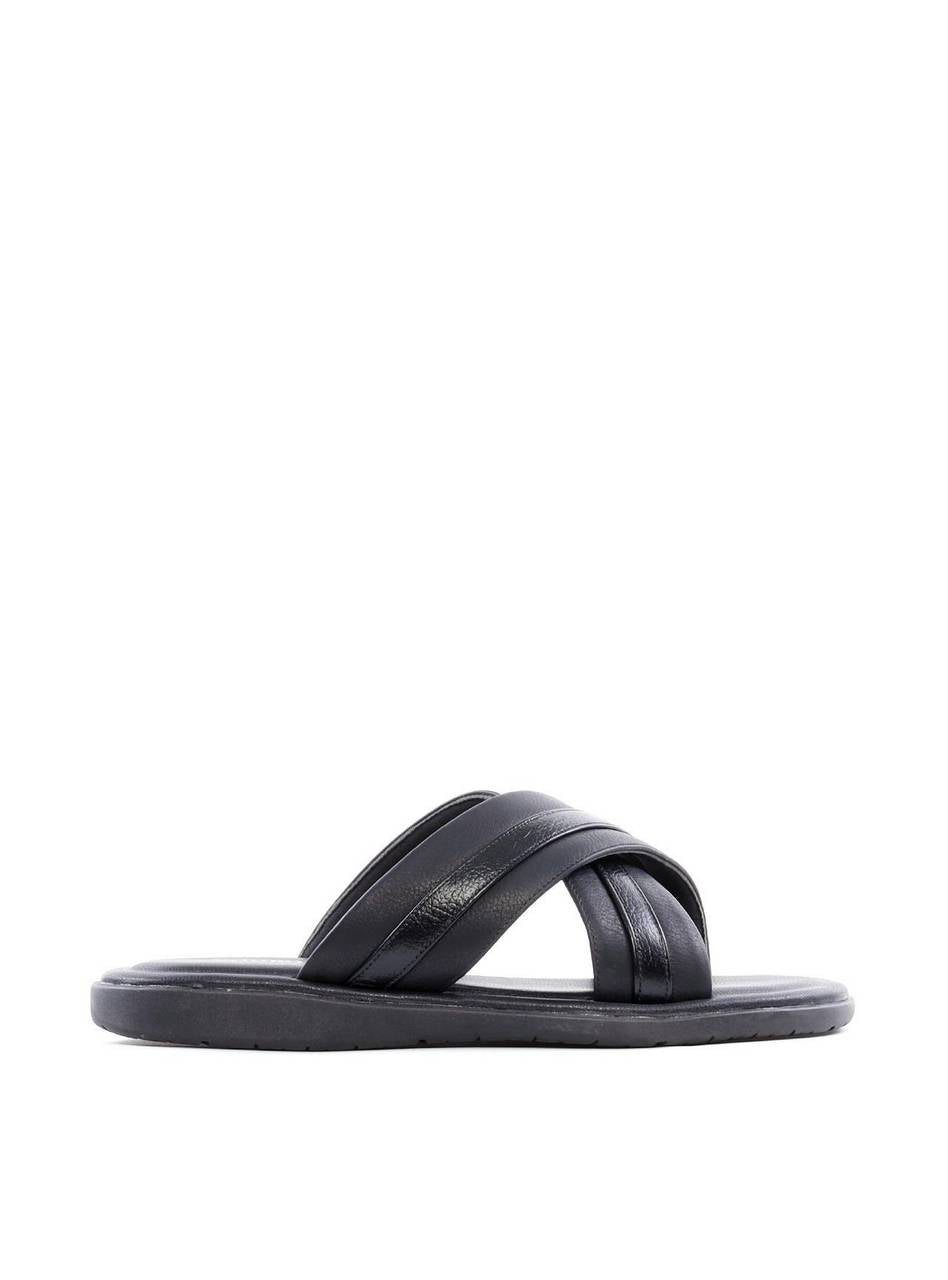 Chinelão Masculino com Tiras Cruzadas - Preta SDI-12162 - PR