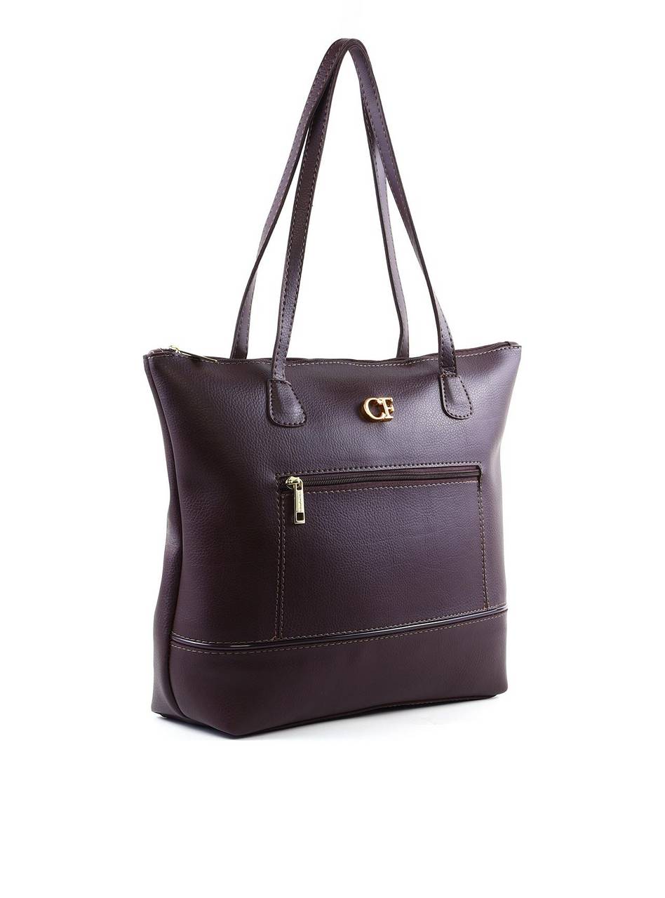 Bolsa Shopper Tiracolo com Frizo - Cacau BSI-6373 - CA