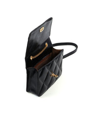 Bolsa Satchel Pequena Transversal com Matelassê BSI-6522 - PR