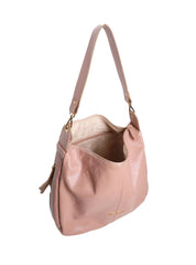 Bolsa Feminina Hobo Tiracolo Couro Nude BSI-5704 - NU