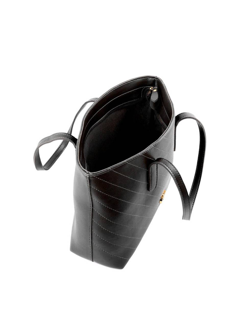 Bolsa Shopper com Costuras Frontais - Preta BSI-6159 - PR