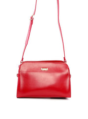 Bolsa Tote Transversal com Fivelas Laterais - Vermelha BSI-6218 - VE