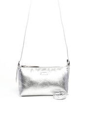Bolsa Baguete Retangular com Alça Dupla - Prata BSI-6351 - PT