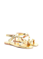 Rasteira Tira Lateral Enfeite Conchas - Ouro SDI-11938 - AU