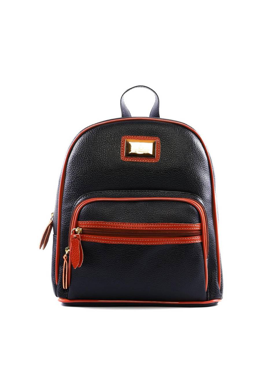Mochila Feminina Média Zíper Preta MEI-437 - PR