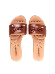 Rasteira Slide Comfort Enfeite Laço - Castor SDI-12042 - CS