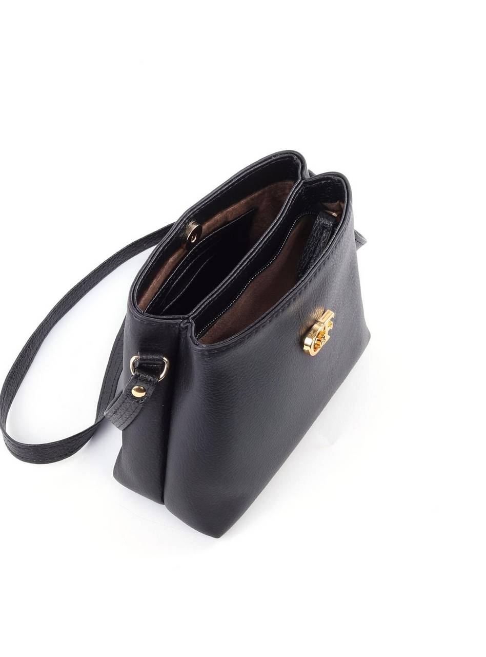 Bolsa Transversal Duas Divisórias - Preta BSI-6386 - PR