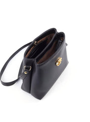 Bolsa Transversal Duas Divisórias - Preta BSI-6386 - PR