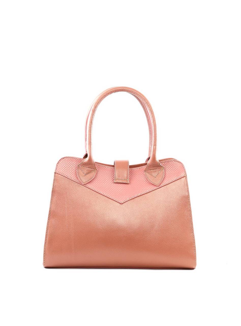 Bolsa Tote Detalhe Costura Frontal Alça Dupla - Nude BSI-6379 - NU