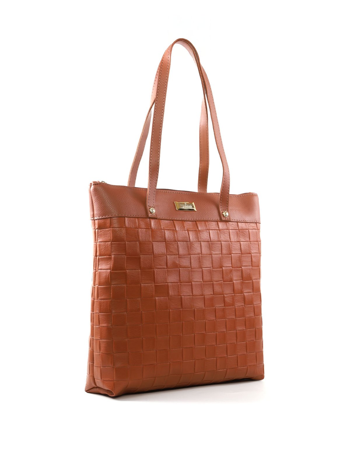 Bolsa Shopper Tiracolo com Tressê e Esferas nas Alças BSI-6553 - CS