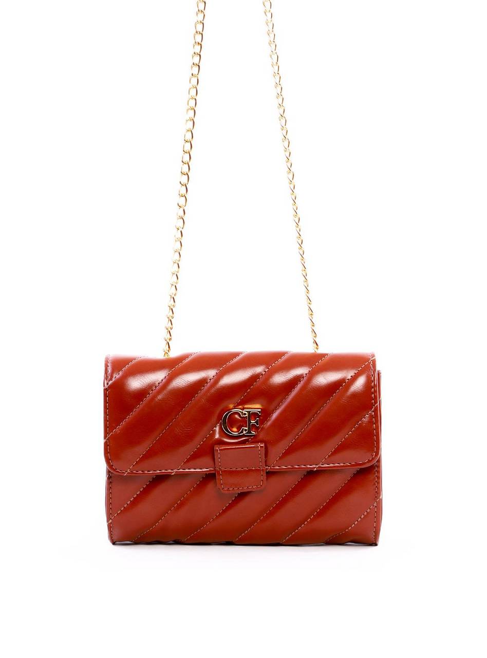 Bolsa Leila Satchel em Matelassê - Castor BSI-6305 - CS