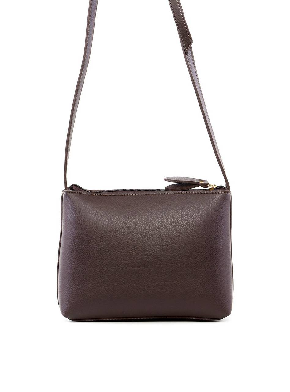 Bolsa Carteiro Transversal com Bolso Frontal - Cacau BSI-6191 - CA