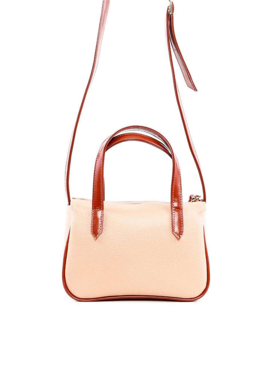Bolsa Priscilla Tote Alça Dupla - Nude BSI-6310 - NU