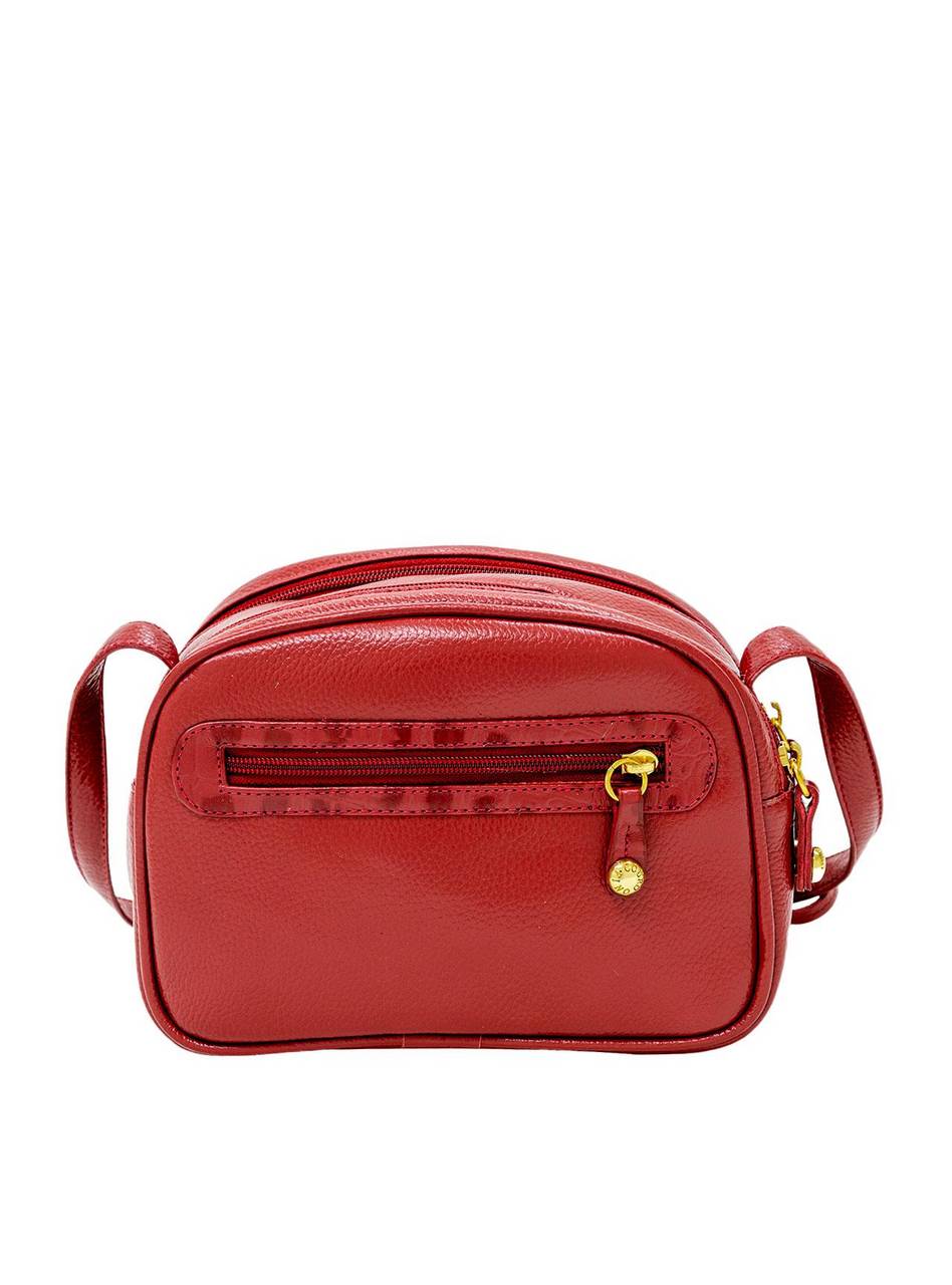 Bolsa Bag Couro Transversal Vassourinha Vermelha BSI-5078 - VE