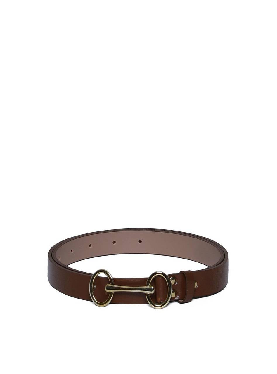 Cinto Feminino em Couro com Fivela Bridão - Castor CTI-973 - CS