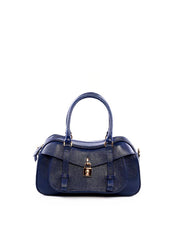 Bolsa Tote com Fecho Cadeado - Azul BSI-6277 - AZ