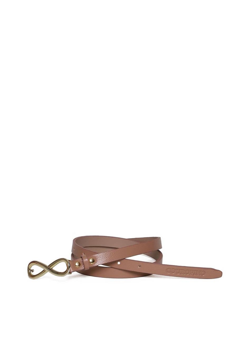 Cinto Feminino Fivela Infinita - Nude CTI-970 - NU