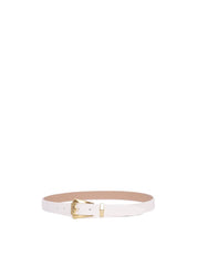 Cinto Feminino Fivela Grande em Couro - Branca CTI-1005 - BR