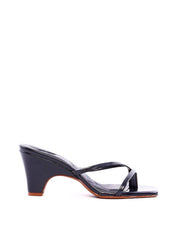 Sandália Anabela Tiras Finas - Preta SDI-11939 - PR