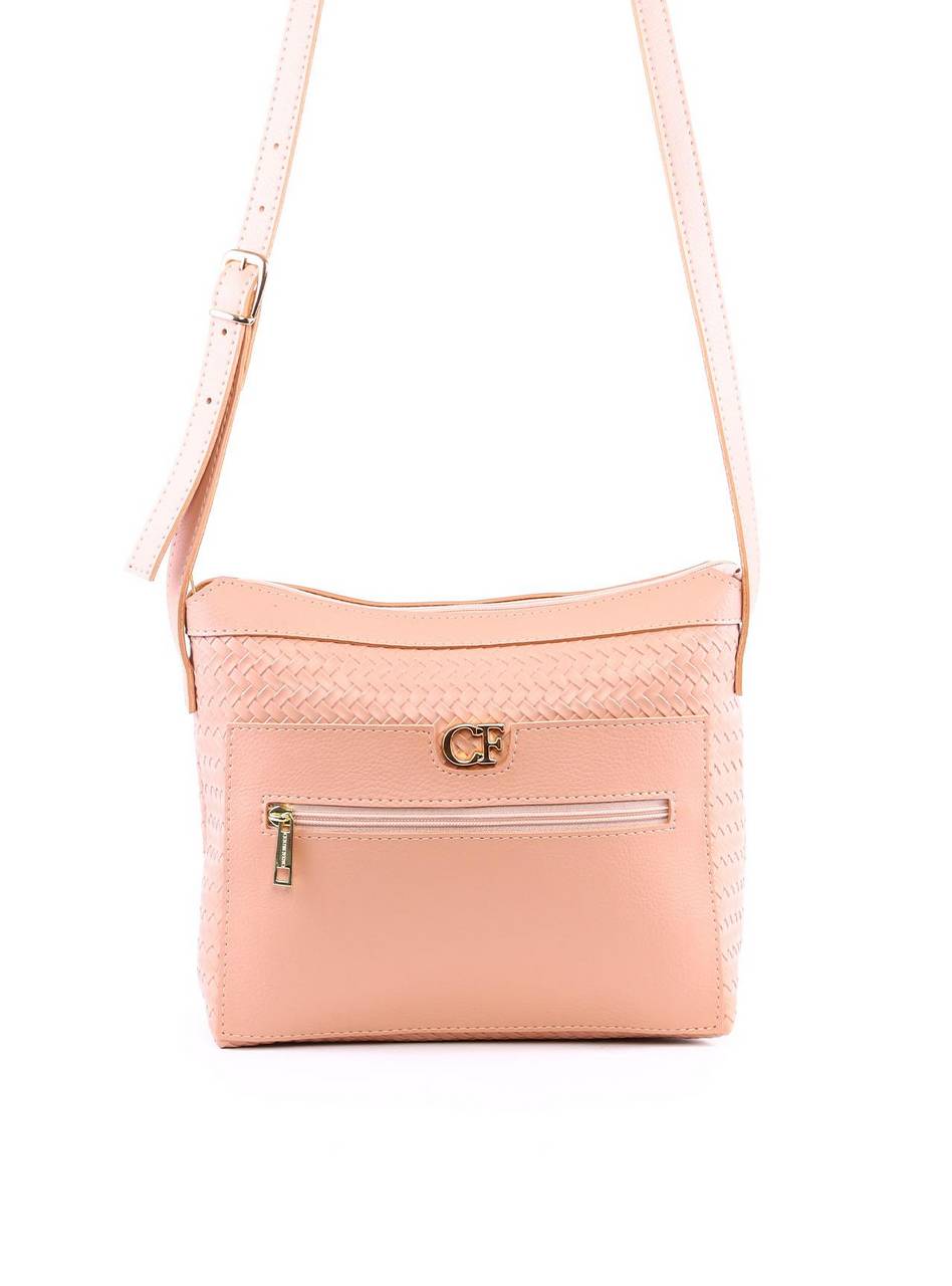 Bolsa Tote Transversal Quadrada - Nude BSI-6355 - NU