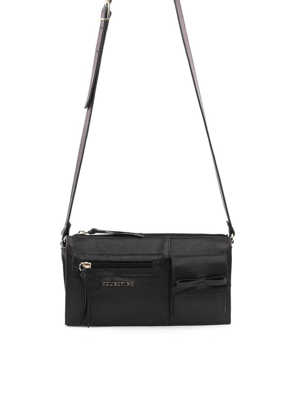 Bolsa Transversal Retangular Laço - Preta BSI-6383 - PR
