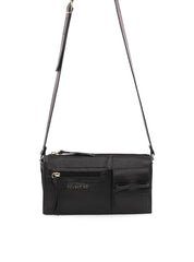 Bolsa Transversal Retangular Laço - Preta BSI-6383 - PR