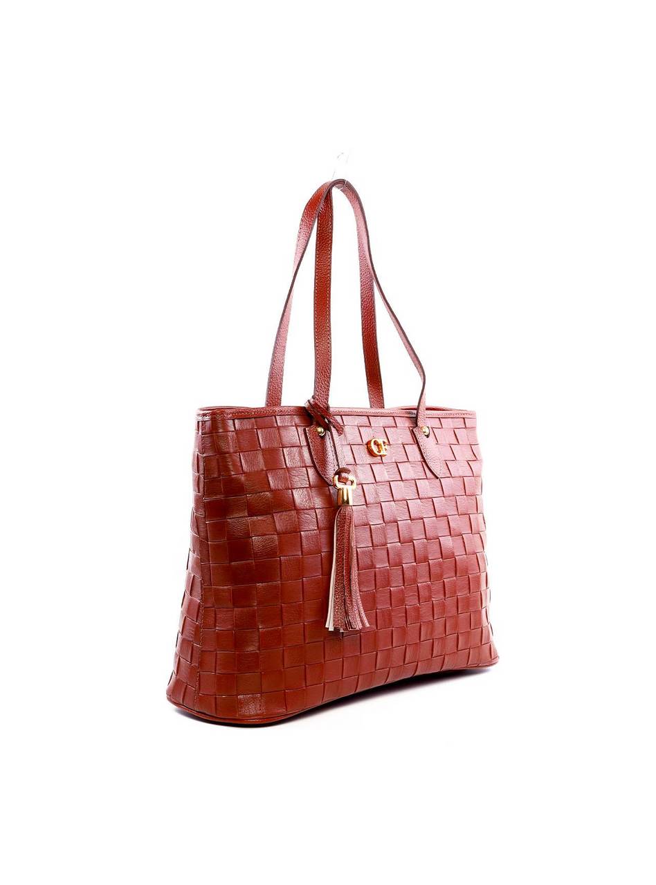 Bolsa Shopper com Rebites - Cacau BSI-6231 - CA