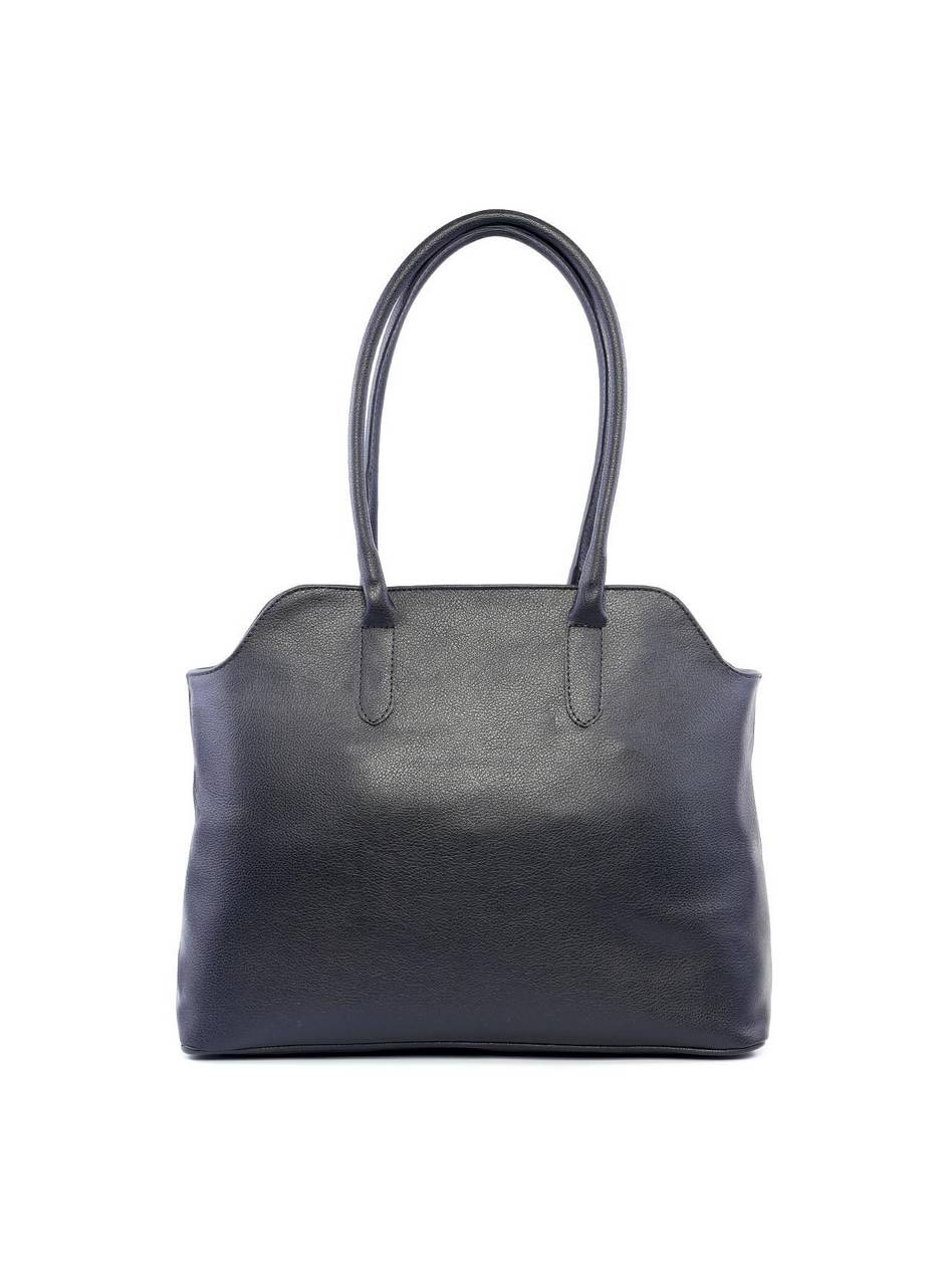 Bolsa com Detalhe de Cinto e Ilhós Frontal - Preta BSI-6187 - PR