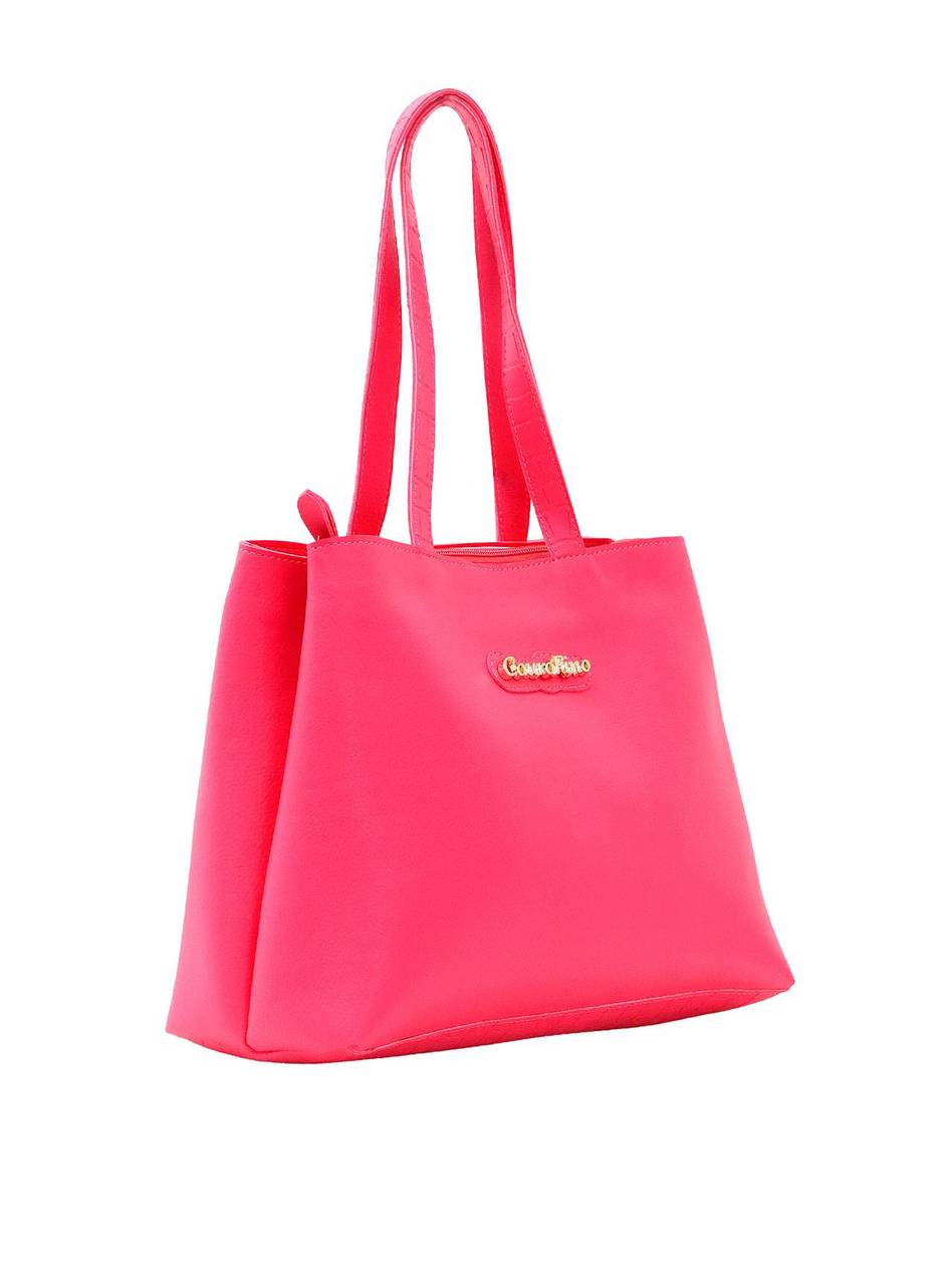 Bolsa Shopper Média Tiracolo Lisa Pink BSI-5099 - PK