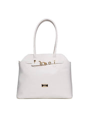 Bolsa com Detalhe de Cinto e Ilhós Frontal - Branca BSI-6187 - BR