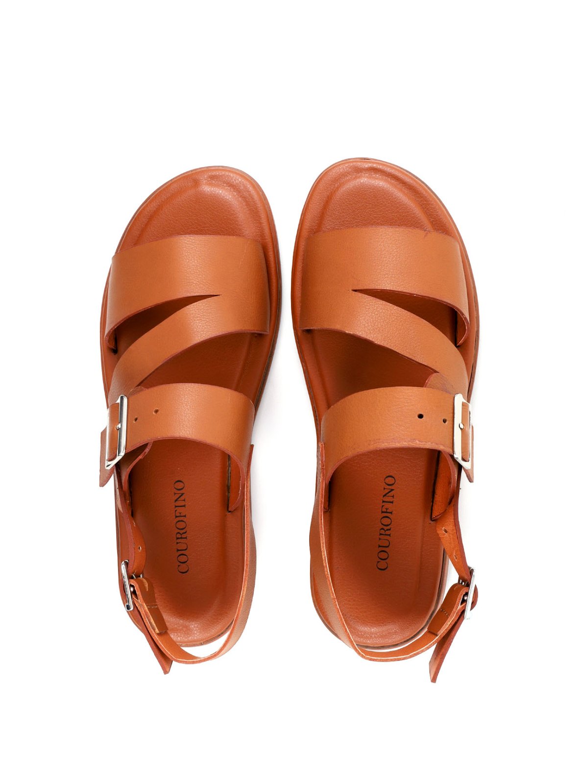 Sandália Masculina com Tiras Largas e Fivelas - Castor SDI-12167 - CS