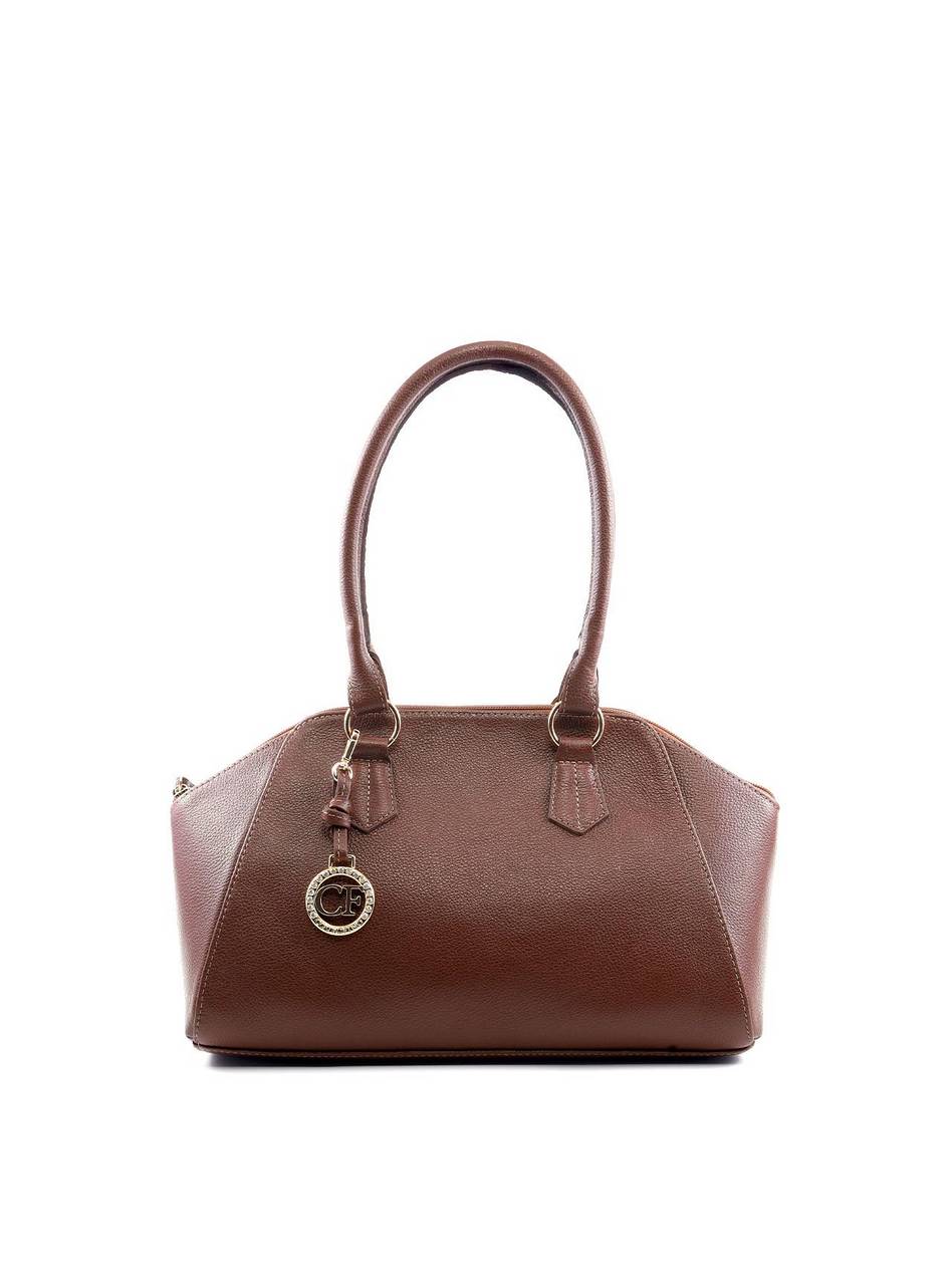 Bolsa Tote com Detalhe de Chaveiro CF - Castor BSI-6176 - CS