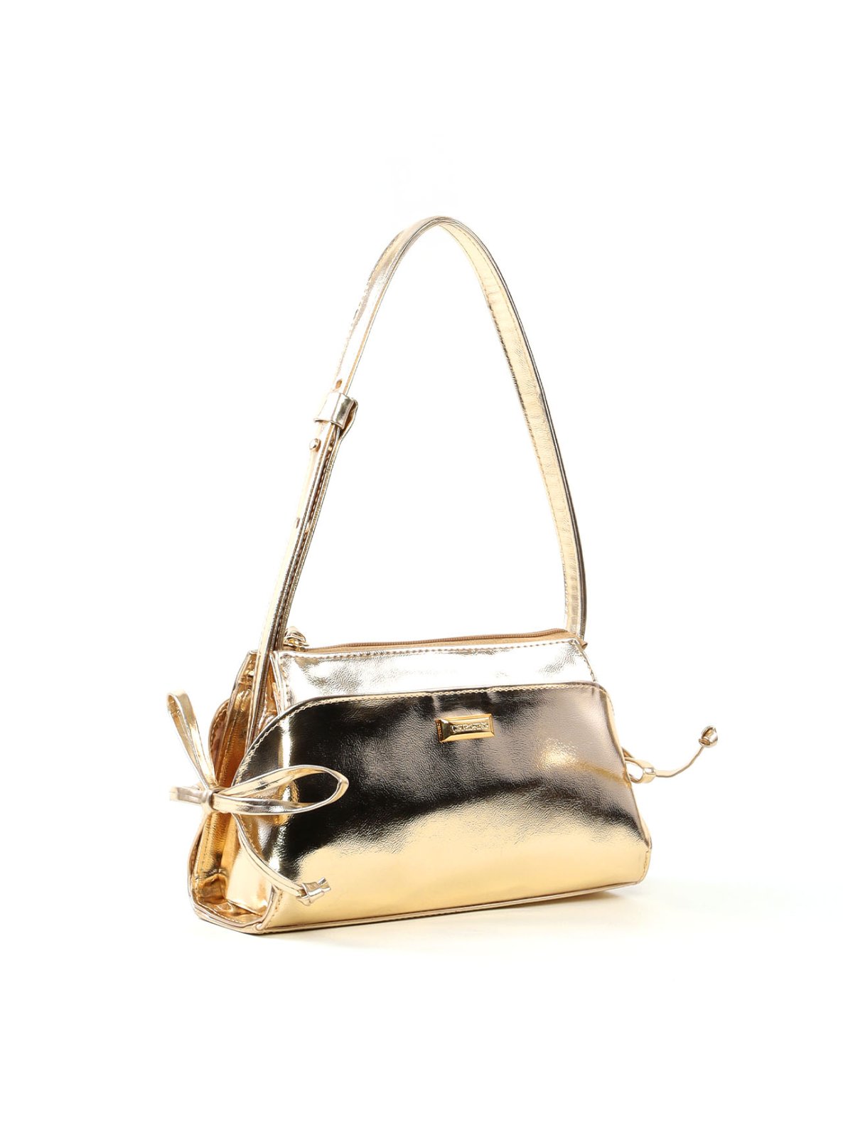 Bolsa Baguete Pequena com Detalhe de Laço BSI-6521 - AU