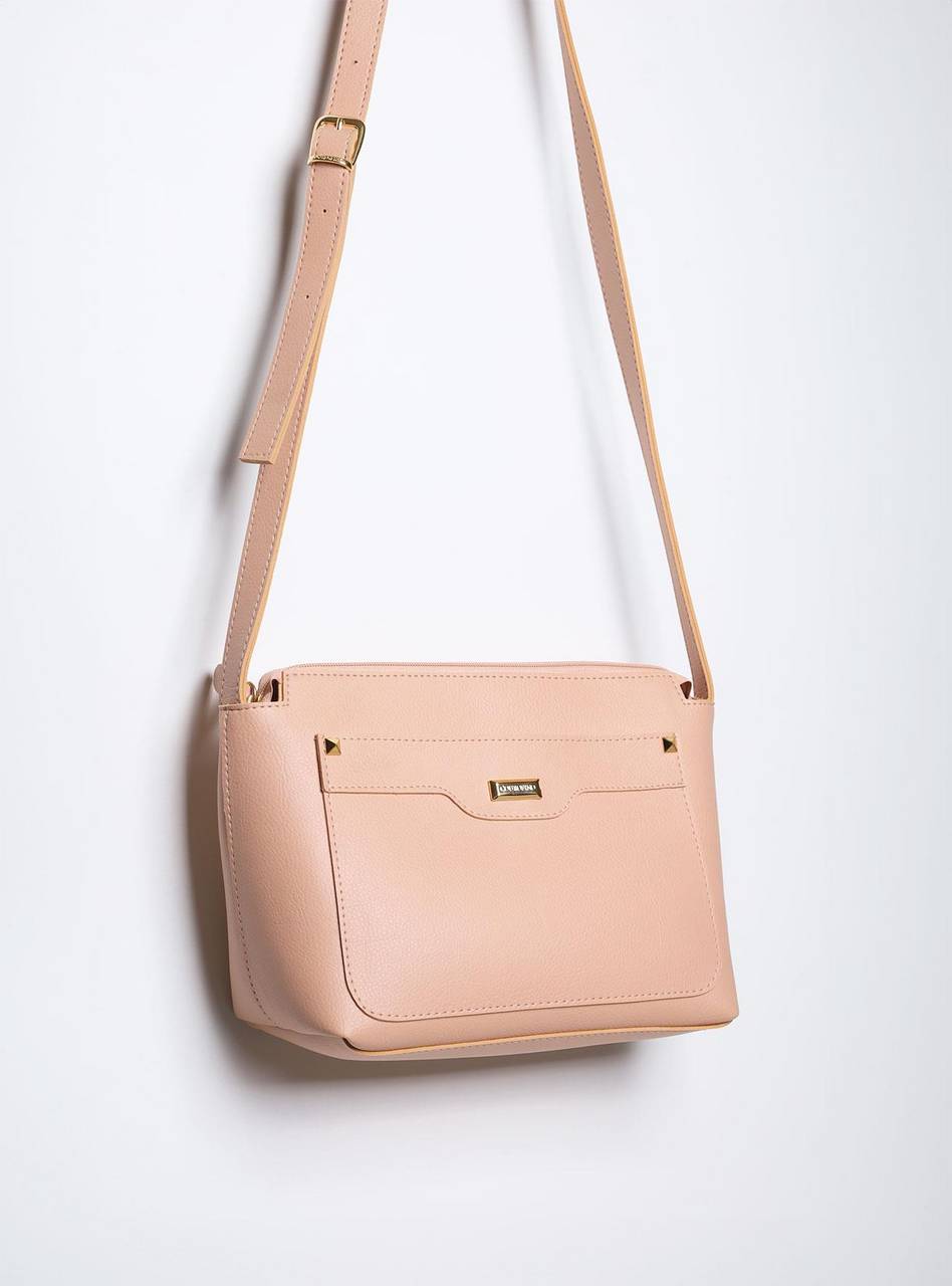 Bolsa Tote Média Transversal Nude BSI-5856 - NU