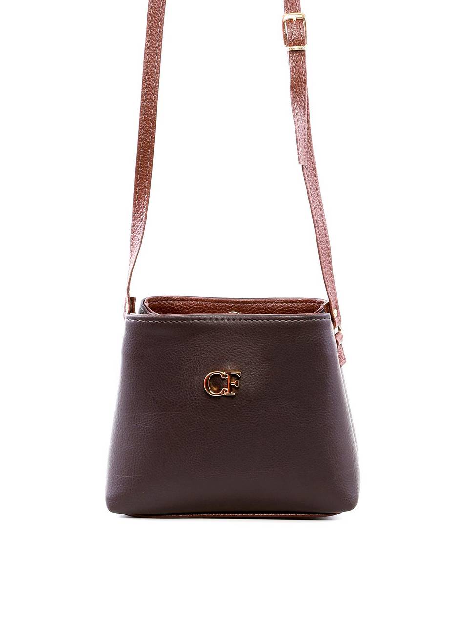 Bolsa Transversal Duas Divisórias - Cacau BSI-6386 - CA