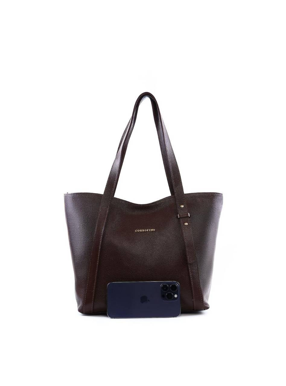 Bolsa Shopper Detalhe na Alça - Cacau BSI-6394 - CA