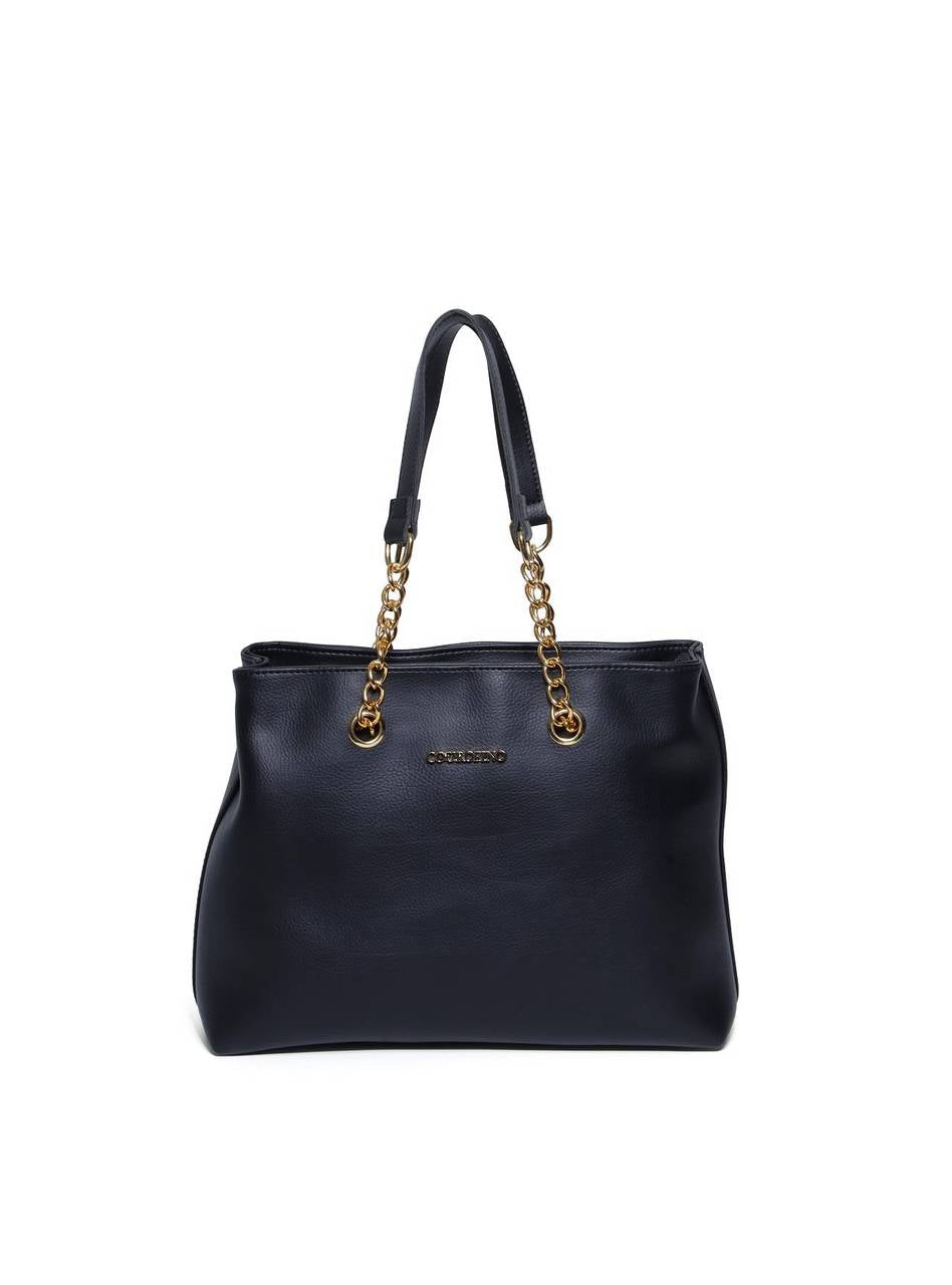 Bolsa Feminina Tiracolo Corrente Preta BSI-5980 - PR