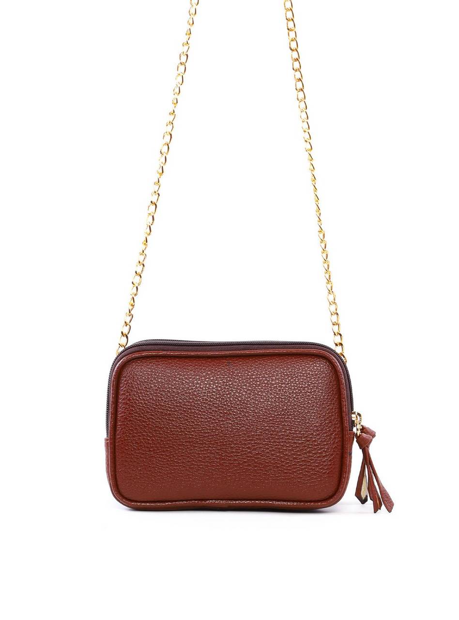 Bolsa Transversal Pequena - Cacau BSI-6404 - CA