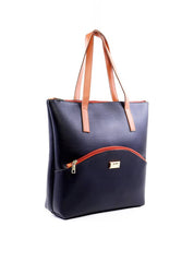 Bolsa Tiracolo Shopper com Bolso Frontal - Preta BSI-6316 - PR