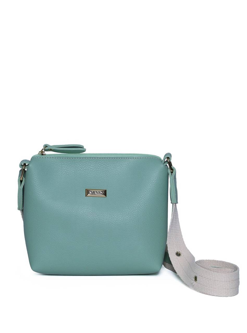 Bolsa Carteiro Tiracolo Alça com Ilhós Sintético - Verde BSI-5968 - VD