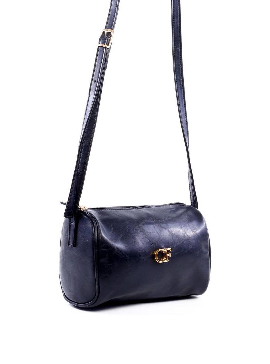 Bolsa Baú Transversal Pequena - Preta BSI-6268 - PR