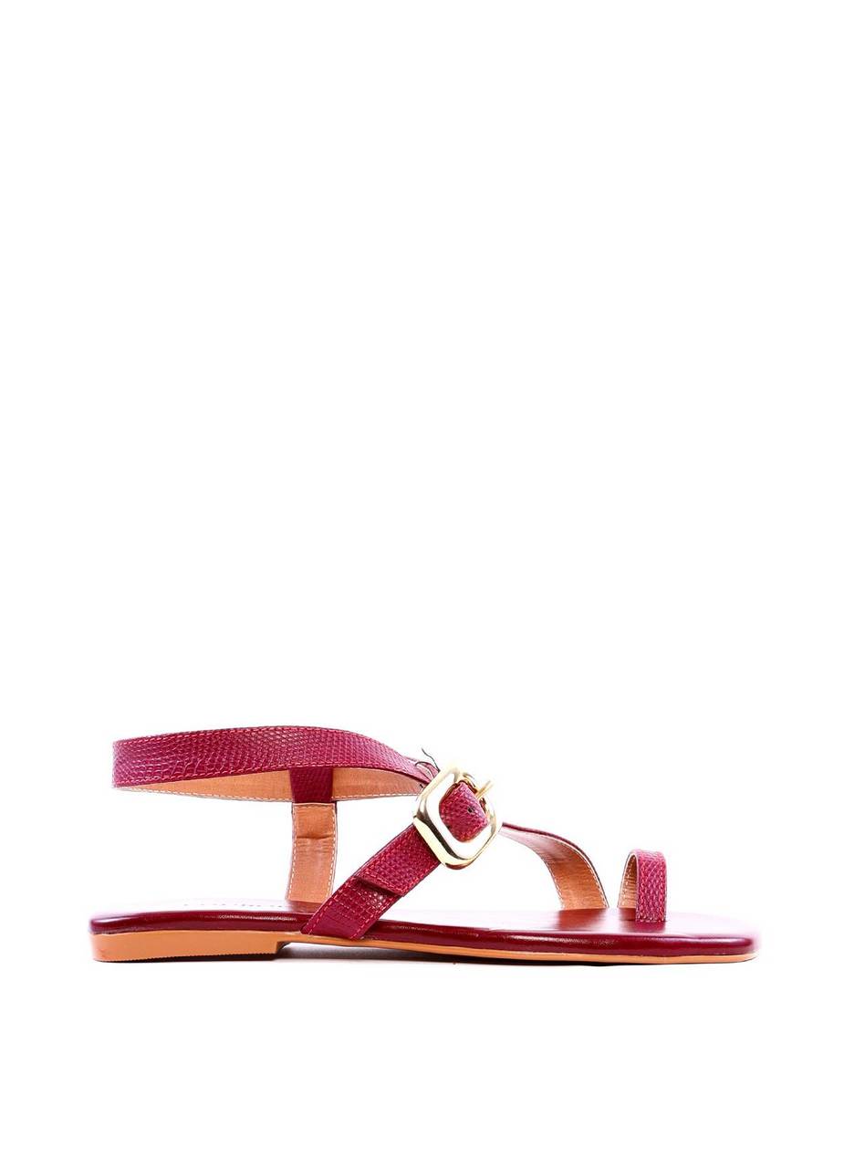 Rasteira Tira Lateral e Fivela - Vinho SDI-11967 - VI