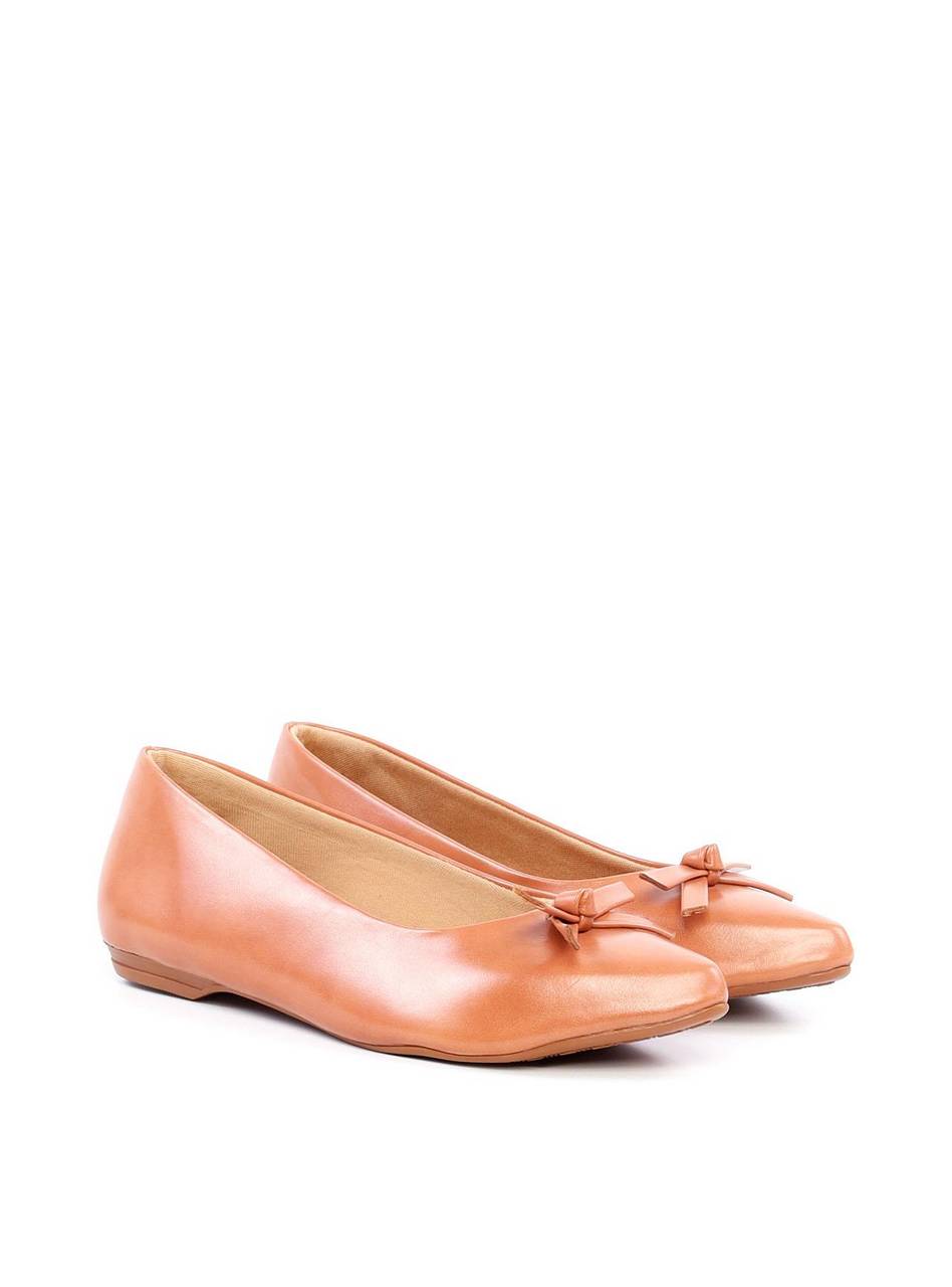 Sapatilha de Bico Fino com Laço - Nude BSI-11856 - NU